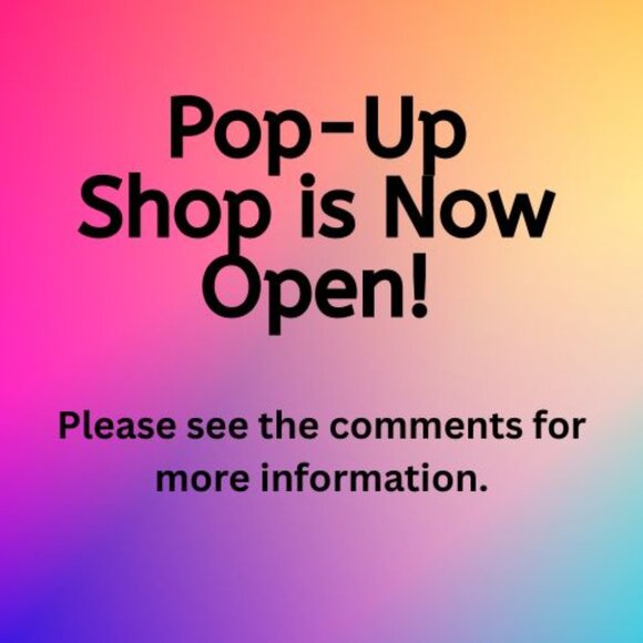 Pop-Up Shop is Open! - Picture 1 of 1